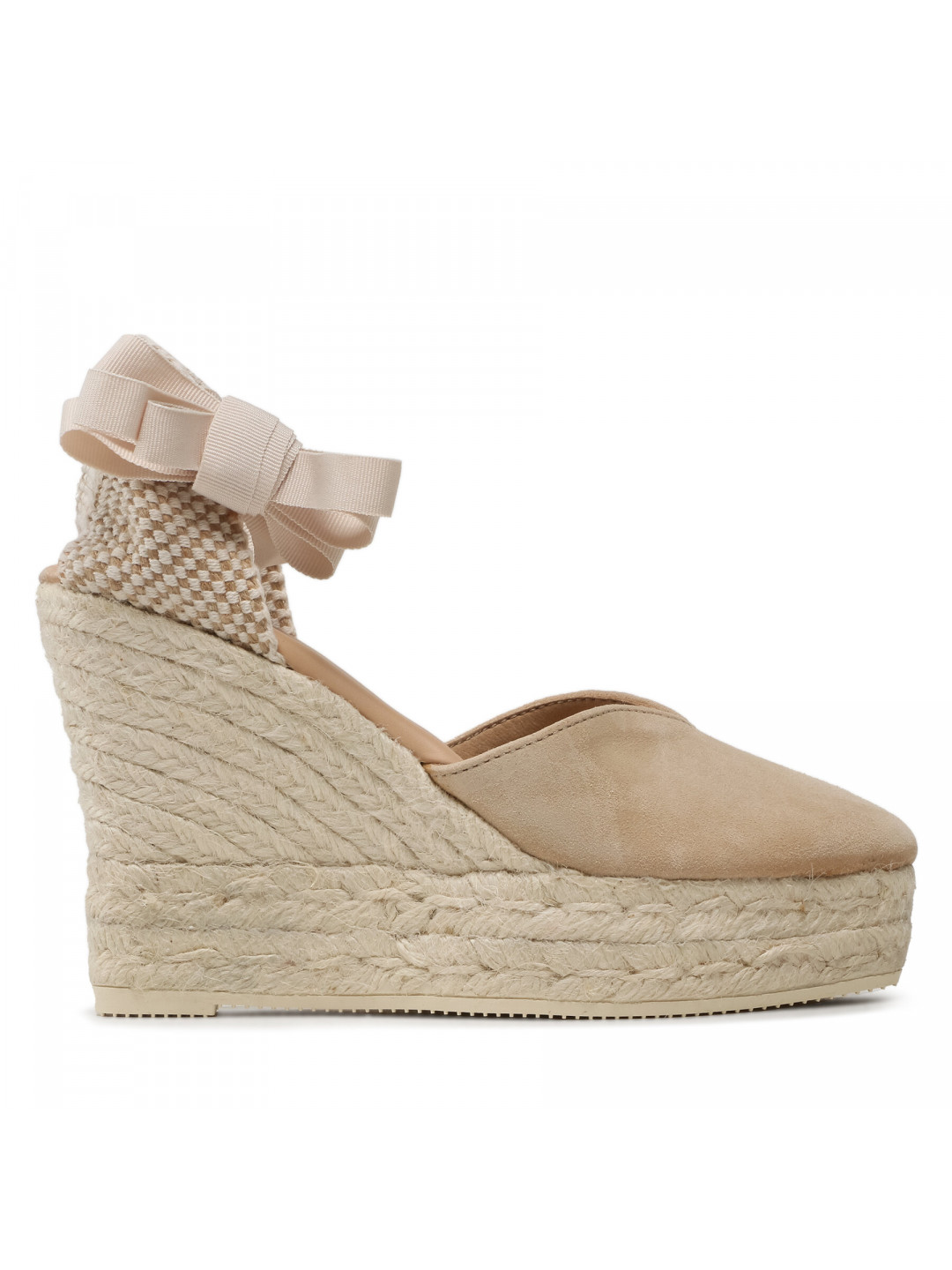 Espadrilky Manebi Heart-Shaped Wedge Espadrilles M 1 1 WH Béžová